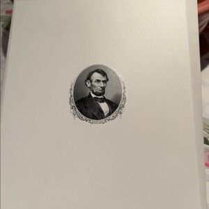 1972 Engraved photo of Abraham Lincoln fromU S Bureau of Engraving and Printing